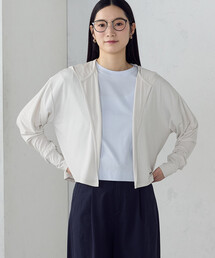 COMME CA ISM | 【接触冷感･UVカット･防シワ】着流しフーディ(パーカー)