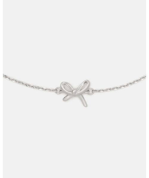 kate spade new york(ケイトスペード ニューヨーク)の「ガーリー パーリー ミニ ボウ ブレスレット(ブレスレット・レディース・グレー・ONESIZE)」の2枚目の写真