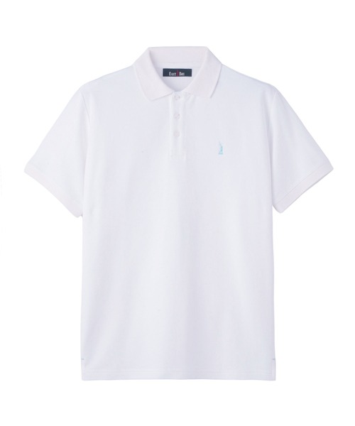 EASTBOY(イーストボーイ)の「ポロシャツ 半袖 COOLMAX ミント女神 スクール 制服 通学 中学生 高校生(ポロシャツ・キッズ・ホワイト/ネイビー・13号/11号/9号)」の18枚目の写真