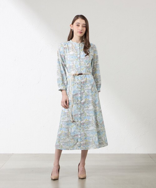 アマカ　AMACA ワンピース　38 ペイズリ LIBERTY】ヴェネツィア ワンピース（ワンピース）｜AMACA（アマカ）の