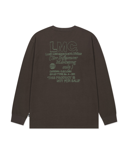 LMCの「FN DOODLE LONG SLV TEE brown(Tシャツ/カットソー・レディース・その他・LARGE/MEDIUM/SMALL/X-LARGE)」の1枚目の写真