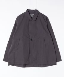 quadro（クオドロ）の「綿麻ウェザー裾ヒモワンボタンジャケット（テーラードジャケット）」
