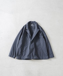 quadro（クオドロ）の「綿麻ウェザー裾ヒモワンボタンジャケット（テーラードジャケット）」