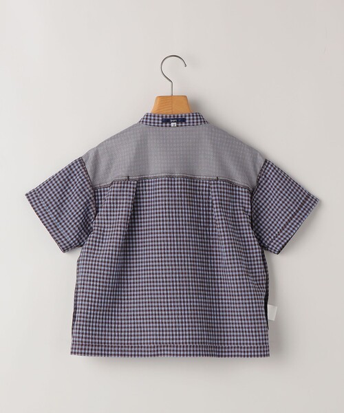 SHIPS（シップス）の「SHIPS KIDS:90cm /〈UVカット/吸水速乾〉ドライタッチ バンドカラー シャツ（シャツ/ブラウス・キッズ・ブラウン系1/ブルー系その他・90）」の5枚目の写真