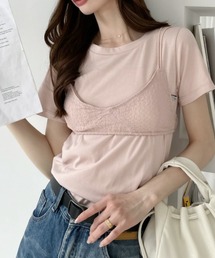 ビスチェ ドッキング 半袖 Tシャツ