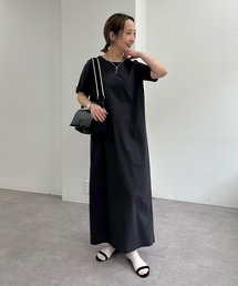 PUAL CE CIN | 【@sein___000企画】汗シミ防止加工カットソーワンピース(ワンピース)