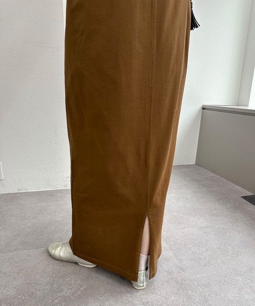 PUAL CE CIN（ピュアルセシン）の「【＠sein___000企画】汗シミ防止加工カットソーワンピース（ワンピース・レディース・スミクロ/キャメル・FREE）」の8枚目の写真