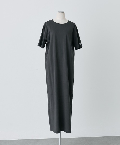 PUAL CE CIN（ピュアルセシン）の「【＠sein___000企画】汗シミ防止加工カットソーワンピース（ワンピース・レディース・スミクロ/キャメル・FREE）」の14枚目の写真