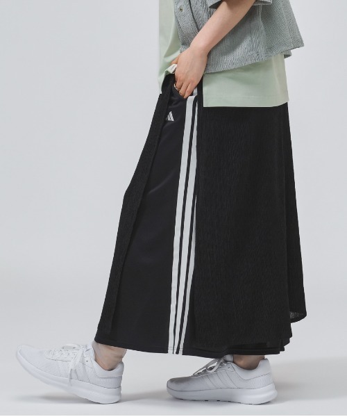 adidas(アディダス)の「【別注】アディダス adidas SOFTLUX シアー レギュラーフィット スカート 限定コラボ(スカート・レディース・ブラック/オフホワイト/コバルトブルー・S/M/L/XL)」の19枚目の写真