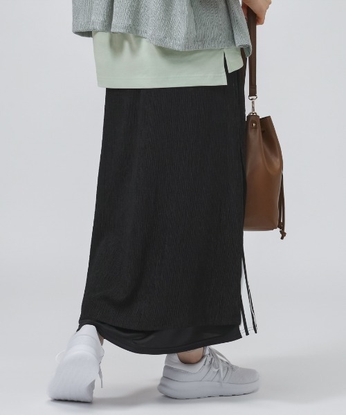 adidas(アディダス)の「【別注】アディダス adidas SOFTLUX シアー レギュラーフィット スカート 限定コラボ(スカート・レディース・ブラック/オフホワイト/コバルトブルー・S/M/L/XL)」の20枚目の写真