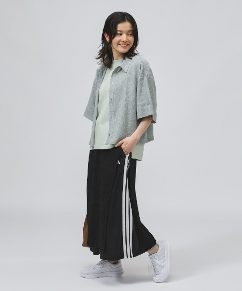 adidas(アディダス)の「【別注】アディダス adidas SOFTLUX シアー レギュラーフィット スカート 限定コラボ(スカート・レディース・ブラック/オフホワイト/コバルトブルー・S/M/L/XL)」の22枚目の写真