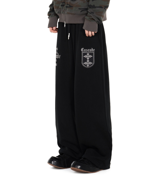 IDWS(アイドンワナセル)の「Cross Layered Sweat Pants Black(スウェットパンツ・レディース・その他・1/2/0)」の18枚目の写真