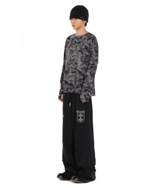 IDWS(アイドンワナセル)の「Cross Layered Sweat Pants Black(スウェットパンツ・レディース・その他・1/2/0)」の19枚目の写真
