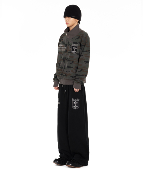 IDWS(アイドンワナセル)の「Cross Layered Sweat Pants Black(スウェットパンツ・レディース・その他・1/2/0)」の21枚目の写真