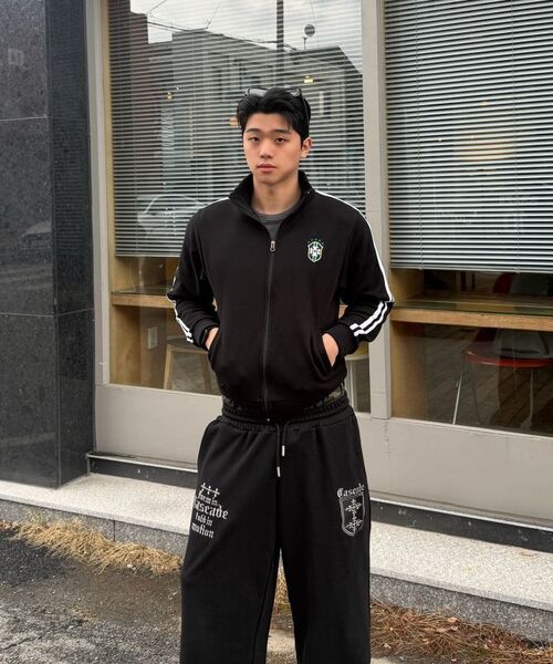 IDWS(アイドンワナセル)の「Cross Layered Sweat Pants Black(スウェットパンツ・レディース・その他・1/2/0)」の9枚目の写真