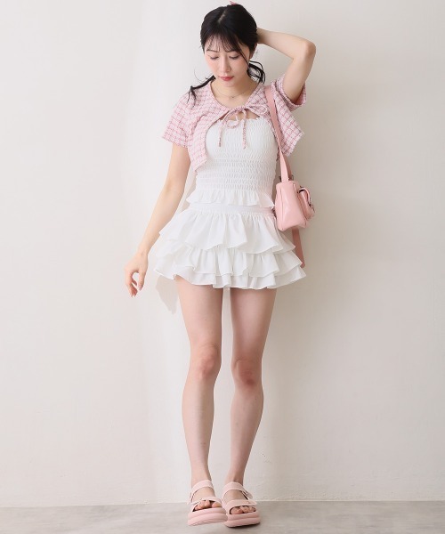 DEMETER（デメテル）の「厚底 ダブルソール ビジュー ベルクロ スポーツサンダル（サンダル・レディース・ブラック/ライトブルー/ライトピンク/ホワイト・S/M/L/LL）」の19枚目の写真