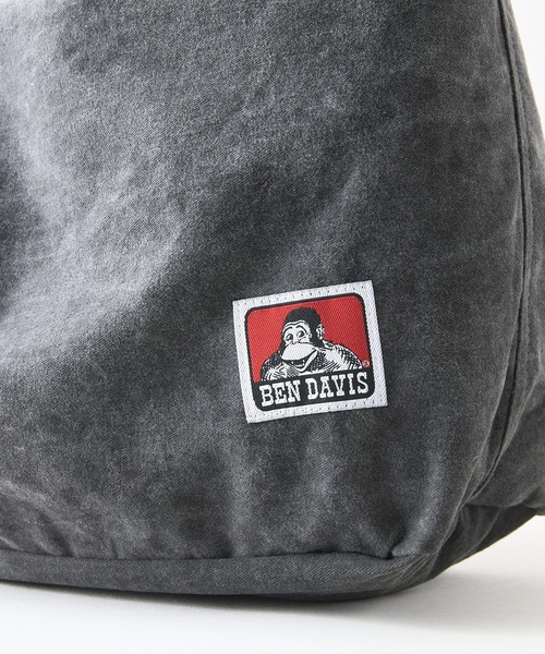 BEN DAVIS（ベンデイビス）の「【BEN DAVIS/ベンデイビス】【こなれヴィンテージ感】ピグメント ショルダーバッグ ニュースペーパーバッグ ビッグサイズ（ショルダーバッグ・メンズ・ブラック/ネイビー・FREE）」の5枚目の写真