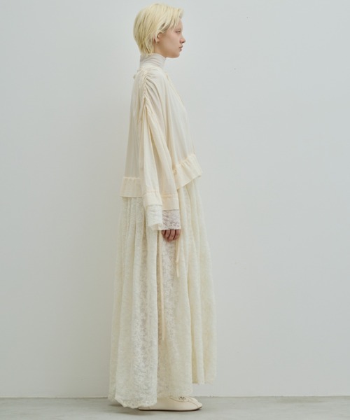 PERNA(ペルナ)の「レーシーチャーチドレス(ワンピース・レディース・アイボリー・MEDIUM/LARGE)」の12枚目の写真