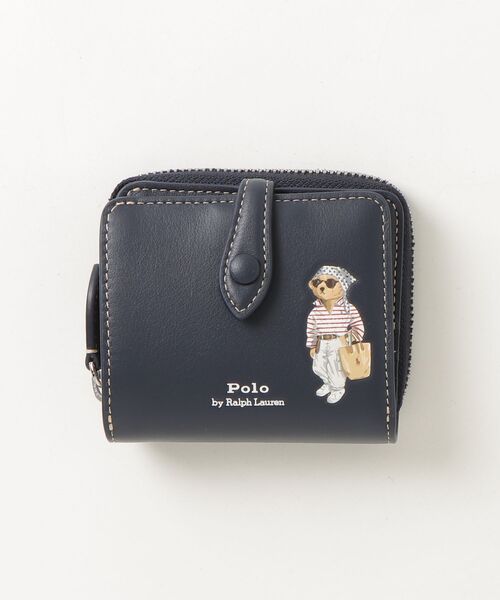 POLO RALPH LAUREN Polo ベア コンパクト ウォレット Polo ベア レザー コンパクト ウォレット（財布）｜POLO RALPH LAUREN