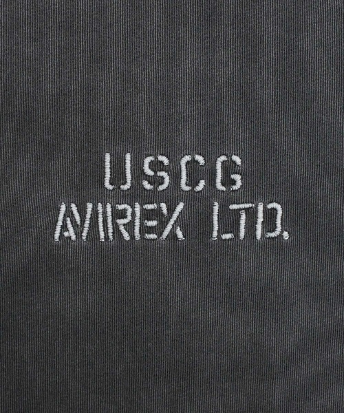 AVIREX(アヴィレックス)の「FADED S/S MIL HENRY TEE(Tシャツ/カットソー・メンズ・オフホワイト/チャコールグレー・M/XXL/XL/L)」の10枚目の写真