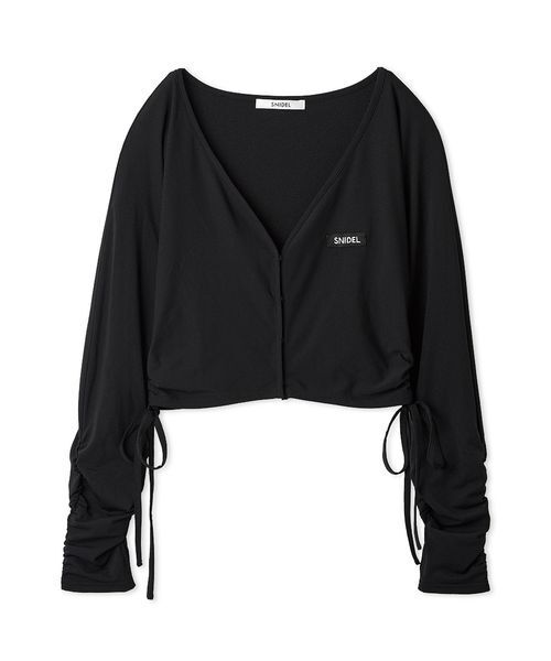 SNIDEL(スナイデル)の「【WEB限定/LUMISHADE】UVボレロカーディガン(カーディガン/ボレロ・レディース・ホワイト/ライトブルー/チャコールグレー/シルバー・F)」の16枚目の写真