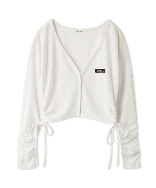 SNIDEL(スナイデル)の「【WEB限定/LUMISHADE】UVボレロカーディガン(カーディガン/ボレロ・レディース・ホワイト/ライトブルー/チャコールグレー/シルバー・F)」の19枚目の写真