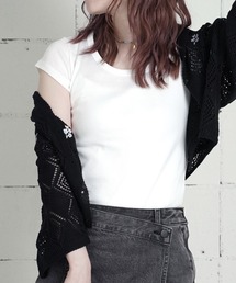 "02"≪Robert P. Miller≫パックT パネルリブ Tシャツ