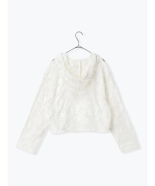 TSUHARU by Samansa Mos2(ツハルバイサマンサモスモス)の「【WHITE COLLECTION】オーバーレースフード付きボレロ(ノーカラージャケット・レディース・ホワイト・F)」の20枚目の写真
