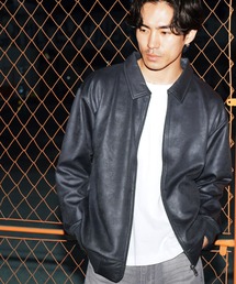 JIGGYS SHOP（ジギーズショップ）の「ストレッチ フェイクレザー ジャージ ブルゾン トラックジャケット（ジャージ）」