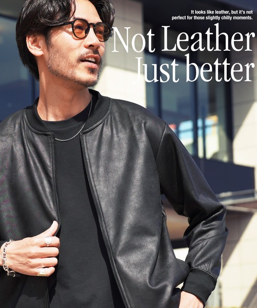 jiggys shop(ジギーズショップ)の「ストレッチ フェイクレザー ジャージ ブルゾン トラックジャケット(ジャージ・メンズ・ブラック系その他/ブラック/ブラウン/ブラウン系その他・X-LARGE/MEDIUM/LARGE)」の11枚目の写真
