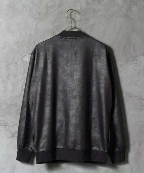 jiggys shop(ジギーズショップ)の「ストレッチ フェイクレザー ジャージ ブルゾン トラックジャケット(ジャージ・メンズ・ブラック系その他/ブラック/ブラウン/ブラウン系その他・X-LARGE/MEDIUM/LARGE)」の22枚目の写真