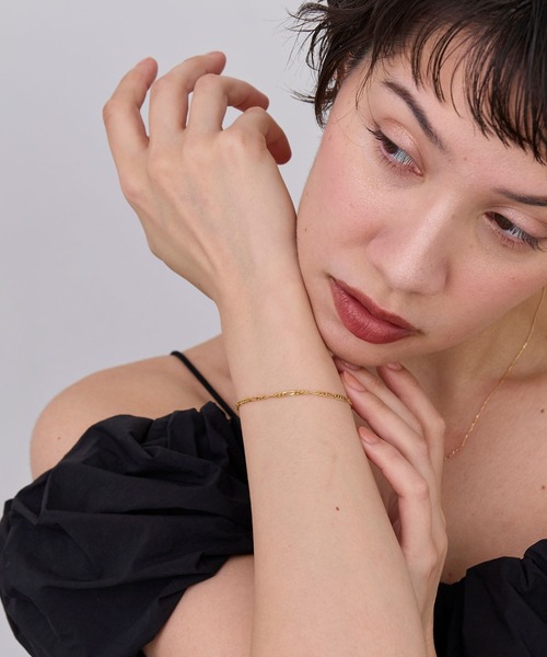 JUPITER（ジュピター）の「【SV】チェーンブレスレット　ニッケルフリー/金属アレルギー（ブレスレット・レディース・ゴールド・FREE）」の4枚目の写真