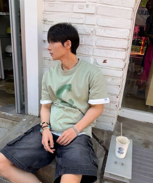 COVERNAT(カバーナット)の「クールコットンシグネチャーシンボルグラフィックTシャツホワイト(Tシャツ/カットソー・レディース・その他・X-SMALL/SMALL/MEDIUM/LARGE/X-LARGE/XX-LARGE)」の14枚目の写真