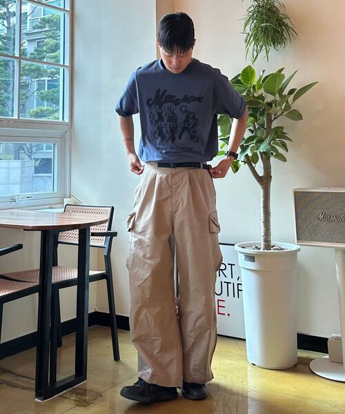 KALAPATTHAR(カラパタール)の「Wide Balloon Ankle Zip Belted Cargo Pants - BEIGE(スウェットパンツ・メンズ・その他・MEDIUM/LARGE/X-LARGE)」の6枚目の写真