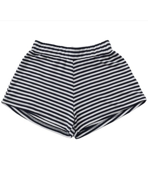 NIIER NOR(ニアノア)の「A'GEM/9 × .kom 『NIIER NOR/ニーアノア』 REVOLVER STRIPE MICRO PANTS/リボルバーボーダーマイクロ パンツ(その他パンツ・レディース・ブラック/ホワイト・FREE)」の5枚目の写真