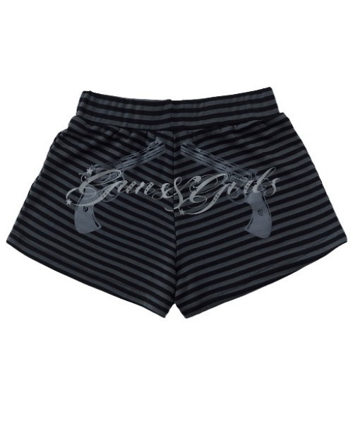 NIIER NOR(ニアノア)の「A'GEM/9 × .kom 『NIIER NOR/ニーアノア』 REVOLVER STRIPE MICRO PANTS/リボルバーボーダーマイクロ パンツ(その他パンツ・レディース・ブラック/ホワイト・FREE)」の4枚目の写真