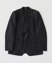 HUSBANDS(ハズバンズ) SINGLE-BREASTED JACKET IN LINEN