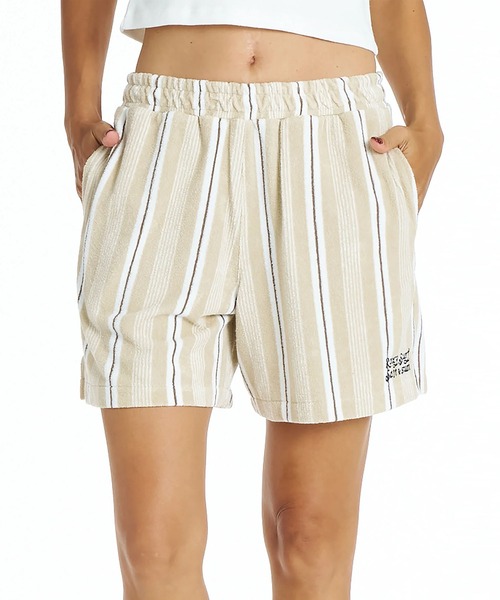 ROXY(ロキシー)の「ROXY/ロキシー ショートパンツ パイル生地 セットアップ対応 ROXY SURF SALT&SUN SHORTS RPT262048(その他パンツ・レディース・ブラウン系その他/オレンジ・M/L)」の1枚目の写真
