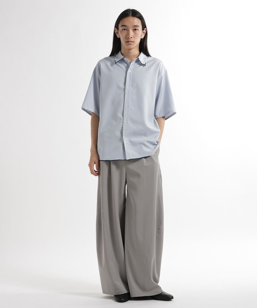 HARE（ハレ）の「スケッチラインステッチシャツ(HARE)（シャツ/ブラウス・メンズ・ブルー/ホワイト・FREE）」の11枚目の写真