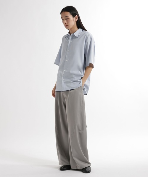 HARE（ハレ）の「スケッチラインステッチシャツ(HARE)（シャツ/ブラウス・メンズ・ブルー/ホワイト・FREE）」の12枚目の写真