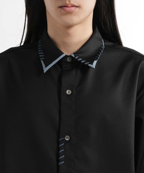 HARE（ハレ）の「スケッチラインステッチシャツ(HARE)（シャツ/ブラウス・メンズ・ブルー/ホワイト・FREE）」の22枚目の写真