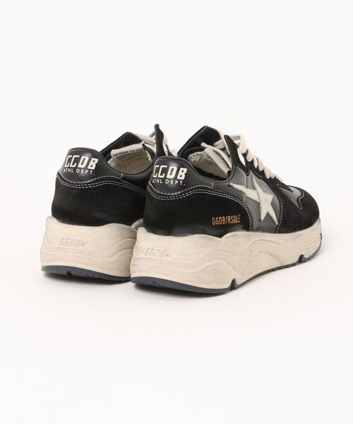 GOLDEN GOOSE(ゴールデングース)の「レディース Running Sole ブラック ナッパレザー&スエード(スニーカー・レディース・ブラック×ホワイト・35/36/37/38/39/40)」の6枚目の写真