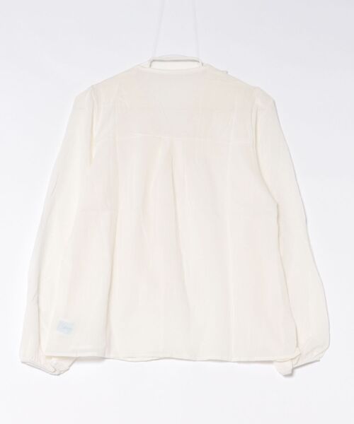 Jasmine Grandiflorum(ジャスミングランディフローラム)の「【Jasmine】レースアップラッフルブラウス(シャツ/ブラウス・レディース・ブルー/ホワイト・FREE)」の15枚目の写真