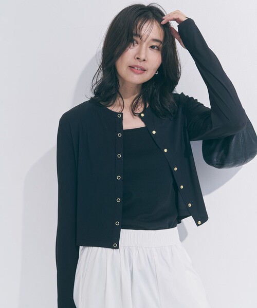 UNFILO（アンフィーロ）の「ラッシュガード スナップカーディガン（ラッシュガード・レディース・グレー系/ホワイト系/ブラック系・SMALL/MEDIUM）」の15枚目の写真