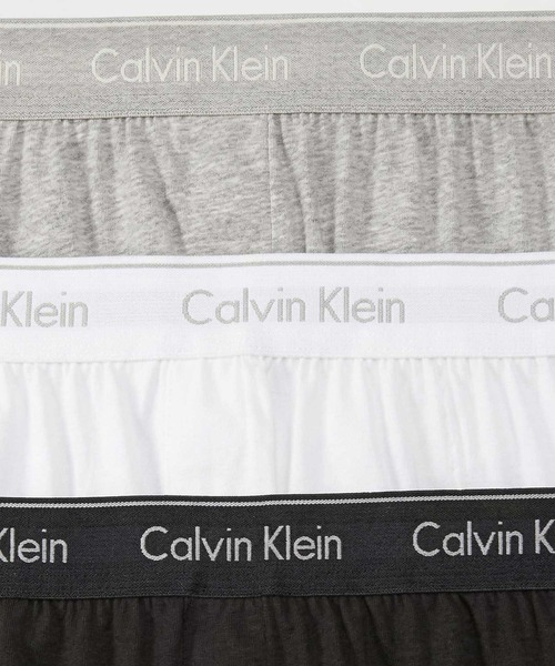 Calvin Klein（カルバン・クライン）の「Calvin Kleinニットトランクス ボクサー 3枚セット（トランクス・メンズ・ホワイト/ブラック/グレー/ブルー・SMALL/MEDIUM/LARGE/X-LARGE/XX-LARGE）」の10枚目の写真