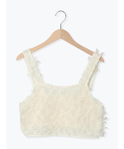 Samansa Mos2（サマンサ モスモス）の「ファンシーヤーンビスチェ（ベスト・レディース・キナリ/ブラック・F）」の14枚目の写真