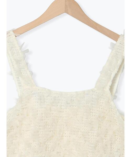 Samansa Mos2（サマンサ モスモス）の「ファンシーヤーンビスチェ（ベスト・レディース・キナリ/ブラック・F）」の16枚目の写真