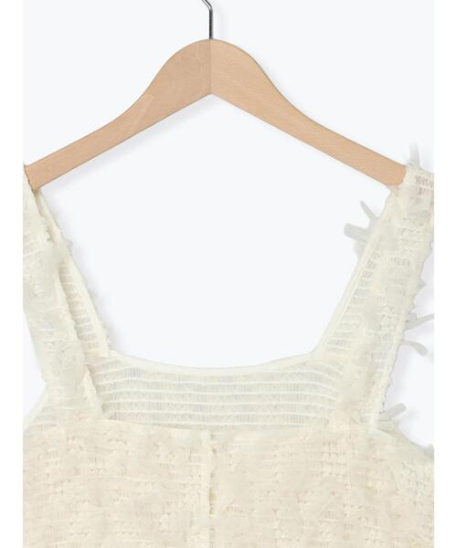 Samansa Mos2（サマンサ モスモス）の「ファンシーヤーンビスチェ（ベスト・レディース・キナリ/ブラック・F）」の19枚目の写真