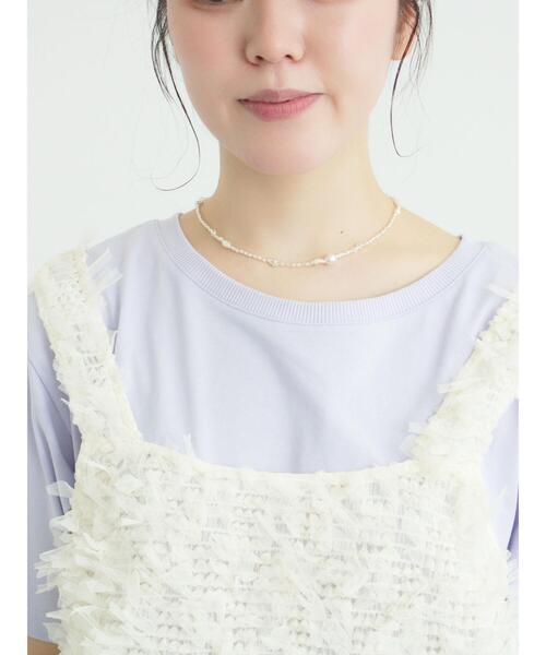 Samansa Mos2(サマンサ モスモス)の「ファンシーヤーンビスチェ(ベスト・レディース・キナリ/ブラック・F)」の14枚目の写真