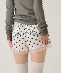 WHO'S WHO gallery | ドットサテンロゴショーツ(その他パンツ)